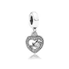 925 Silver Fit Pandora Charm Feath