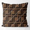 Travesseiro designer de travesseiro Decorativo travesseiro retângulo de cuspsina Braquinha de luxo de luxo Pillow Fashion Letter Cushion para se apoiar na pílula de algodão