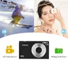 Connettori Andoer Fotocamera digitale Videocamera 2.7k 48MP Messa a fuoco automatica Antishake Rilevamento viso Cattura sorriso Luce di riempimento a LED incorporata con batterie