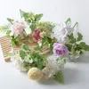 Decorative Flowers 5 Artificial Bouquets Of Peonies Wedding Home Pography Decoration Small Handlebars Rose