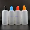 100ML 100 Pcs/Lot LDPE Plastic Dropper Bottles With Child Proof Safety Caps & Tips Squeezable Long nipple Llxtc