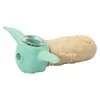 All'ingrosso Gotoke Cartoon Silicone Handpipe Pipa ad acqua con ciotola di vetro Pipa da 4,5 pollici Narghilè Accessorio Pipa per tabacco