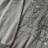 Survêtements pour hommes Sp5der 555555 Slate Grey Web Sweat à capuche Pantalon Spider Sweater Set Ifl9 27GZ