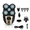 Trimmer 5 dans 1 électrique rasoir rechargeable cinq têtes flottantes rasoirs coiffure coiffure nez poil d'oreille tranchette hommes brosse de nettoyage pour le visage