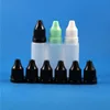 100 Pcs 18ML Flacons compte-gouttes en plastique Inviolable Preuve Embouts compte-gouttes longs et fins E CIG Liquide Liquide HUILE Jus Vapeur 18 ml Tuuho