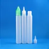 100セット/ロット10ml 15ml 30mlユニコーンプラスチックドロッパーボトルクリスタルキャップロングシンチップワイド口E液体10 15 30 ml gukcw