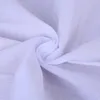Serviettes 6pcs Mentils de mouchoirs blancs 100% coton carré super doux lavable à la poitrine de poitrine de serviette carré 40x40cm