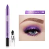 Dragon Ranee 12 färger Eyeshadow Pencil Lying Silkworm Pen Pearlescent långvarig skimmer Glitter Eye Shodow