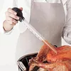 BBQ -grills 30 ml 28 cm keuken kookgadgets kalkoenolie druppelaar kip barbecue voedsel baster heldere buispijp 3 230627