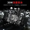 Montres originales Richardmille Montres-bracelets mécaniques automatiques Montre de sport de plein air à la mode Montre pour homme avec diamant Étanche Glow Temp FO1L