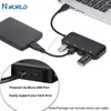 Port Micro USB Hub 3.0 Splitter Haute Vitesse 480 Mbps USB3.0 LED Avec Interrupteur Marche/Arrêt Pour Tablette Ordinateur Portable