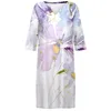 Casual Dresses Long Sleeve Colorful Floral Print Plus Size Summer For Women Beach Mid Length Dress Women's