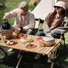 Servies Sets Camping Gerecht Set 17 PCS Afneembare Borden En Kommen Gerechten Gebruiksvoorwerpen Voor Backpacken Wandelen Picknick BBQ