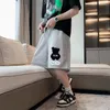 Men's Shorts 2023 Summer Men Casual Appliques Anime Bear Print Loose Hip Hop Streetwear Sport Basketball Trousers Male Clothing