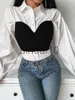 Vrouwen T-shirt InstaHot Sexy Spaghetti Cami Slim Cropped Top Vrouwen Zomer Casual Backless Skinny Zwart Streetwear Mouwloos Hemdje J230627