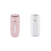 Humidifiers Car Mini Humidifier Home 400Ml Small Cool Mist Air Humidifier With 7 Color LED Night Light Whisper USB Humidifiers 230627