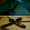 Grandes enveloppes colorées avec Riband Bowknot Festival Cartes postales cadeau Enveloppe en papier Enveloppe d'emballage Lettre du jour de l'enseignant TH0484