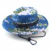 Designer Seau Chapeau Camouflage Jungle Casquette Militaire Pour Adultes Hommes Femmes Cowboy Réglable Boonie Chapeaux Pêche Printemps Été