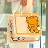 Хозяйственные сумки Сумка Одежда Подарочная сумка Tote Eco Сумка Хранение PP Водонепроницаемый Многоразовый Прозрачный Тигр