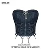 womens crop tanks girls tshirt t shirts underwear with metal badge sexy deep denim tube tees women clothing casual tops