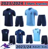 3-Sterne Argentinien Tracksuit Fußball-Trikot-Trainingsanzug Fußball-Hemd Maradona di Maria 22 23 24 Männer Kinder Kit Tracksuit-Uniformen