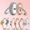 Sterling Sier Fashion Damskie Nowy Pierścień Wave Wave z pojedynczym rzędem pierścieni odpowiednie oryginał, specjalny prezent dla kobiet