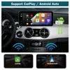 8G RAM 128G ROM 10.25" et 12.3'' Qualcomm Android 12 Autoradio PC Navigation GPS Bluetooth WiFi Unité principale Écran pour Benz GLK Classe X204 2013-2015