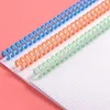 Spines 100pcs 25 Holes Calendar Circles LooseLeaf Plastic Scrapbook Album Binding Ring For A4 A5 A6 Paper Notebook Stationery Office