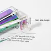 Stapler Acrylic Clear Desktop Stapler Transparent Colorful Rose Gold Black Heavy Duty Staplers Office Supplies Student Supplies