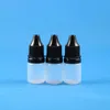 100 pcs 5 ml（1/6 oz）プラスチックドロッパーボトルタンパープルーフキャップのヒントldpe best e vapor cig液体ctslw