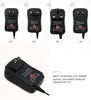 3-12V 30W 2.1A AC DC Adaptador de fuente de alimentación Adaptador de cargador universal con 6 enchufes Adaptador de corriente regulado por voltaje ajustable EE. UU. UE AU Reino Unido Enchufe USB