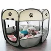 Chien Clôtures Électroniques Portable perros Tente Grands Petits Chiens En Plein Air Cage Maisons Pour Parc Intérieur Pliable Chiot Chats Pet Cat Room 230626