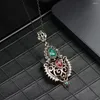 Pendentif Colliers SUNSPICE Turc Fleur Collier Antique Or Couleur Goutte D'eau Résine Bohême Bijoux De Mariage Arabe Cadeau De Mariée En Gros