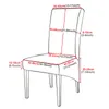 Stol täcker Meijuner 1/2/4/6st XL Size Stol täcker stor storlek hög baksida stol täckning lång sätesstol för restaurang el party bankett 230627