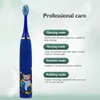 Szczoteczka do zębów elektryczna dla dzieci 6 głów Baby Sonic Tooth Brush zęby wybielanie miękki włosy higiena jamy ustnej 230627