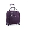 Suitcases Women Travel Suitcase Rolling Luggage Bag Wheeled For Trolley Carry On Hand