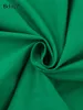 Calças femininas de duas peças bclout verão linho conjuntos longos feminino 2 roupas de férias um decote tops cropped lisos casuais verde largura pernas ternos 230627