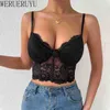 Women's T-Shirt Flowers Lace White Vest Mesh Crop Top Women Summer Clothes Y2k Streetwear Sexy Backless Hollow Out Tank Corset Tops Woman 2023 J230627