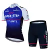 Ensembles de maillots de cyclisme QUICK STEP Team Hommes Ensemble de maillots de cyclisme Vêtements de cyclisme d'été Vêtements de vélo VTT Uniforme Maillot Ropa Ciclismo Costume de vélo 230626