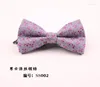 Bow Ties Tie Men's Wedding Suit Wine Red Female Tide Stripes Retro Cashew Factory Spot