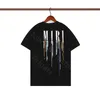 Mens Tshirts tryckt amirri man mode hög toppdesigner t-shirt bomull casual tees korta streetwear hylsa hip hop y2k grafisk tee s-4xl