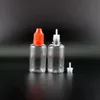 100 stycken 30 ml Pet Plastic Droper Bottle With Child Proof Safe Caps and Nipples Squeezable Furxj