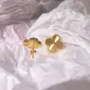 Luxuriöse große goldene Creolen für Damen, Ohrstecker-Clip, schlicht, Retro, 18 Karat vergoldet, geometrische Quaste, Kristall-Strass-Perlenohrring, Hochzeitsfeier-Schmuck