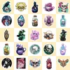 50pcs-Pack Apothecary Skull Stickers Vattentäta klistermärken för vattenflaska Laptop bilplanerare Scrapbooking Telefon MAC Garderob Dörrväggens surfplatta dekaler