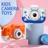 Toy Cameras Cartoon Mini Kids Camera Digital Chidren's Video Recorder HD 1080P Camcorder Dual Lens Pography Educational Toys Gift 230626