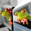 Dekorativa föremål Figurer Frog harts Hantverk Datortillbehör Desktop Decoration Creative Animal 230626