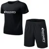 Fatos de treino masculinos Discovery Terno de verão Calções desportivos Calças respiráveis para competição de fitness treino de basquete T-shirt custommade 230627