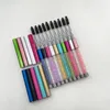 Makeup Tools Wholesale Makeup Eyelash Brushes 10 Colors Crystal Handle Lash Mascara Brushes 230626