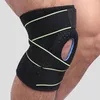 Knee Pads 1pc Running Elbow Basketball Volleyball Protector Safety Pressurized Patella Stabilizer Fitness Support Gear