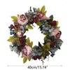 Dekorative Blumen Künstliche Blume Kranz Hängen Garland Ornament Anhänger Für Weihnachten Hochzeit Bauernhaus Dekoration B03E